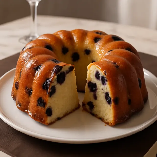 Lemon Blueberry Pound Cake