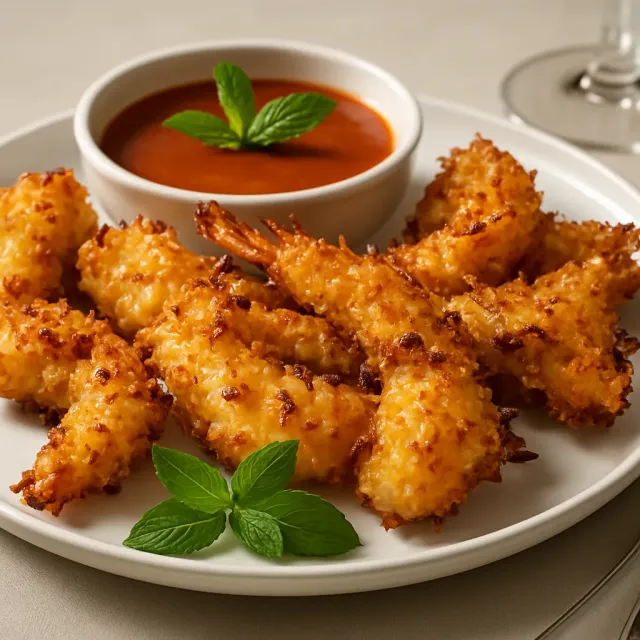 Frango com Coco na Fritadeira a Ar