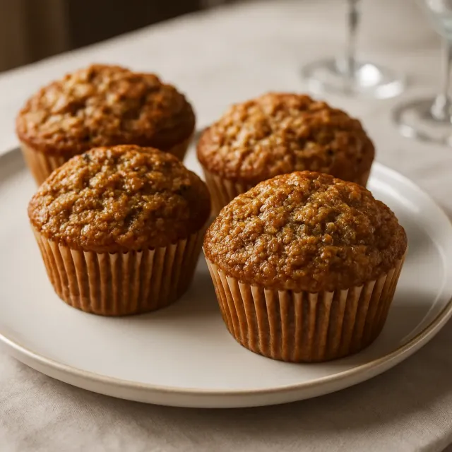 Bananen-Kleie-Muffins