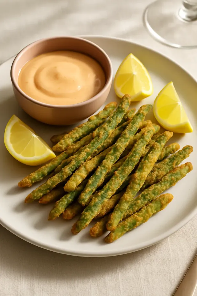 Air Fryer Green Bean Fries
