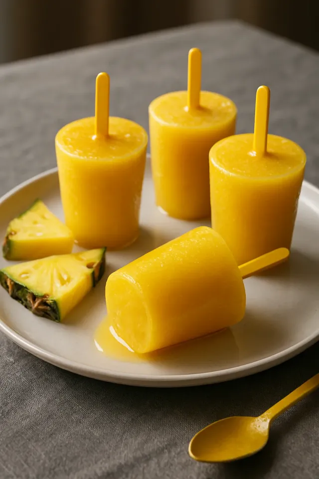 Picolés de Frutas Congelados