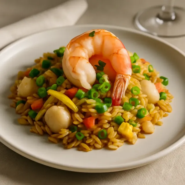 Saewoo Bokkeumbap coréen (riz frit aux crevettes)