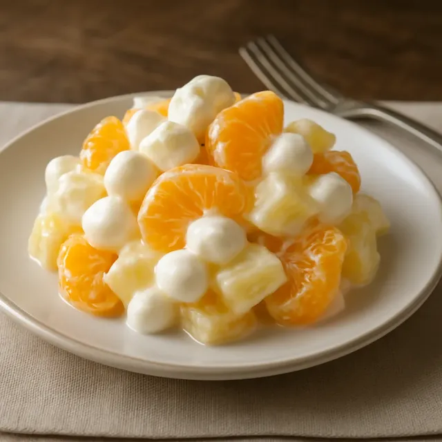 Salada de Frutas Ambrosia da Sarah