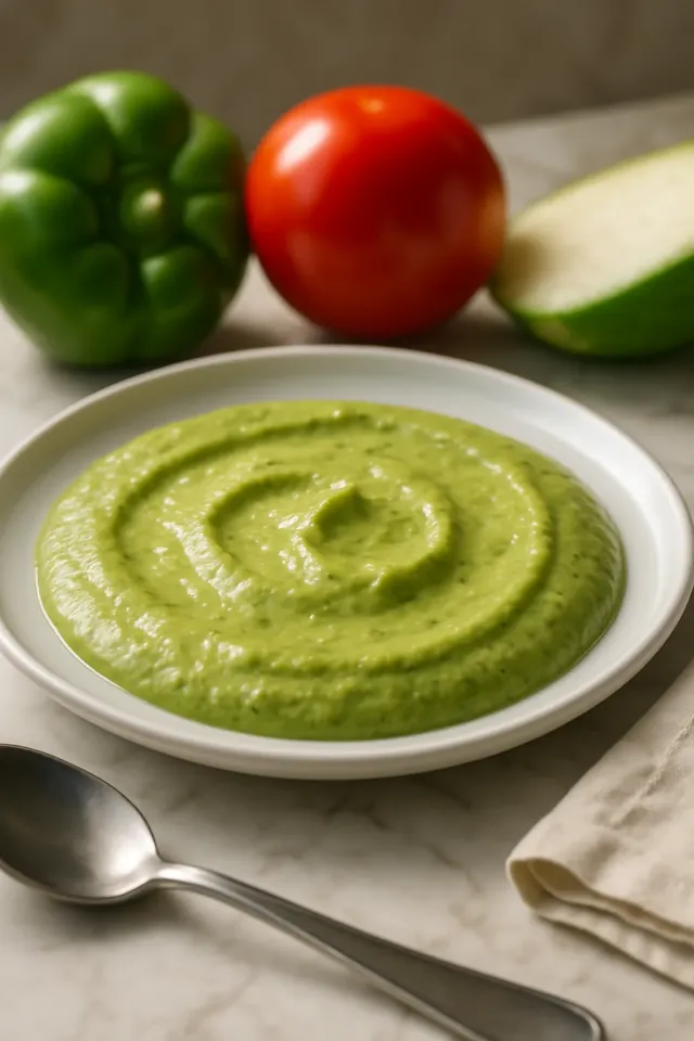 Вкусный гуакамоле из томатилло