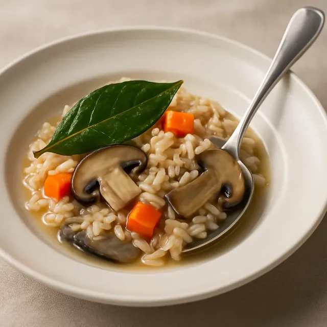 Portobello Mantarlı ve Pirinçli Güveç