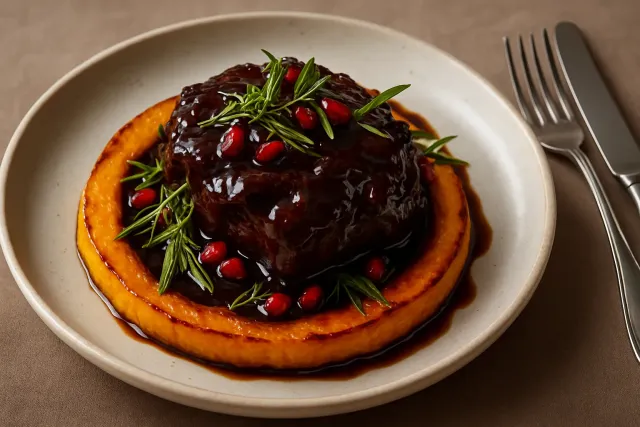 Lamb Braised in Pomegranate