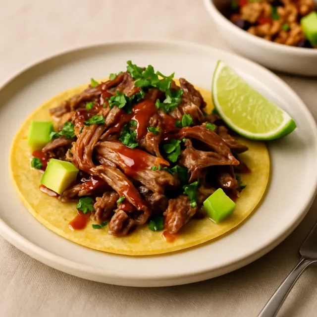 Tatlı Çekilmiş Domuz Barbacoa