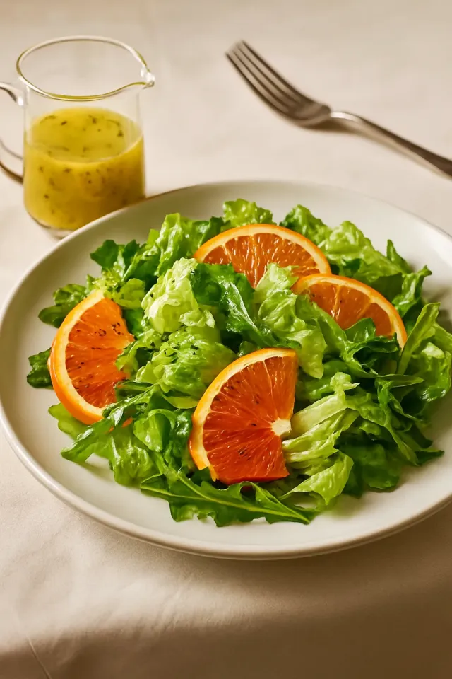 Condimento a base di vinaigrette all'arancia