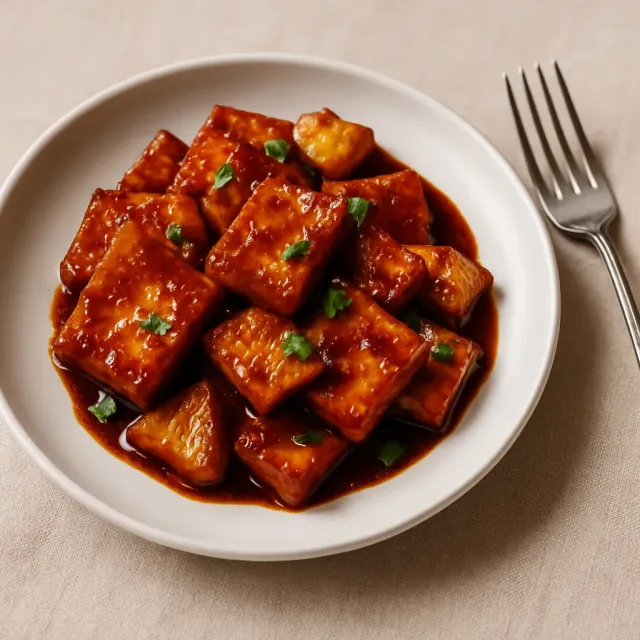 Maple Glazed Tofu