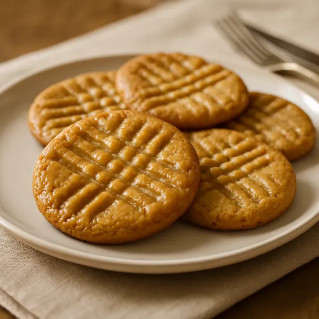 Biscuits au beurre de cacahuète rapides