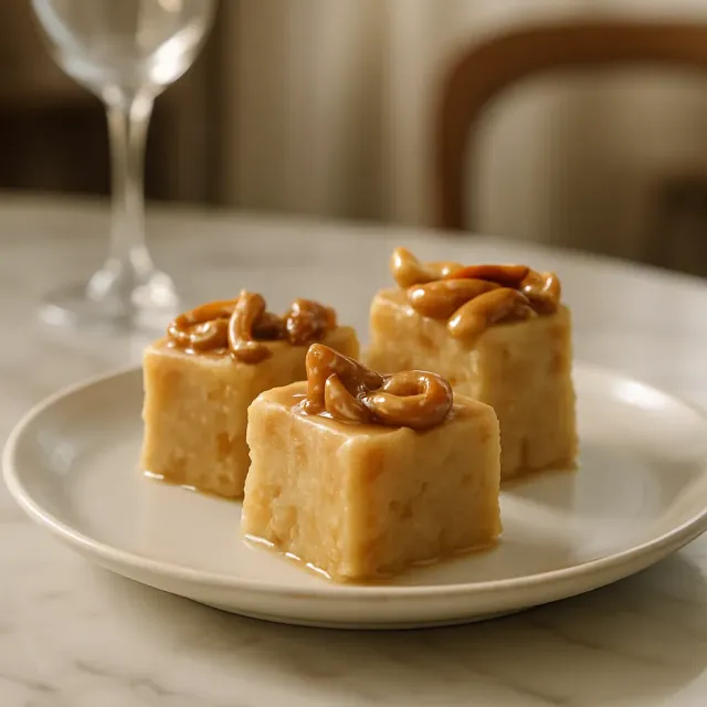Salted Cashew Sweet Potato Fudge