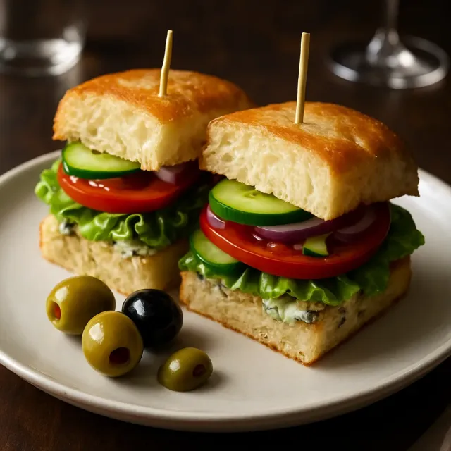 Sandwich au Feta Fouetté