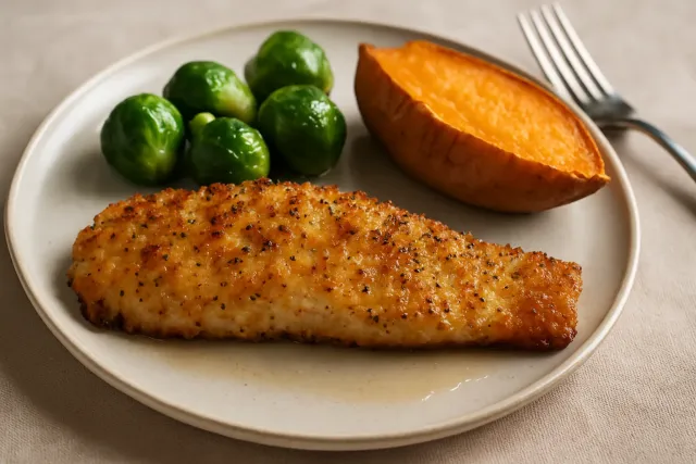 Lemon Panko-Crusted Salmon