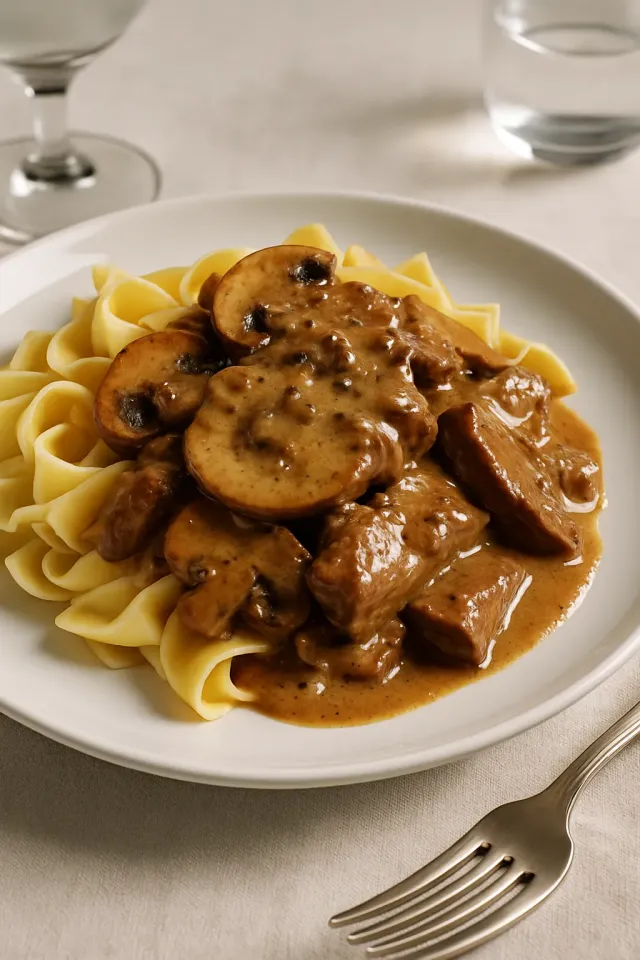 Bœuf Stroganoff à la Cocotte-Minute