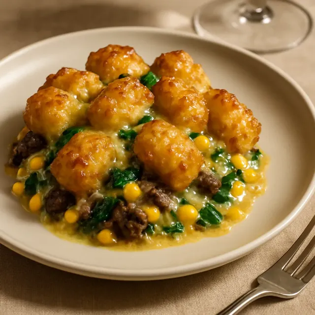 Patates Nuggetli Taco Tavuğu