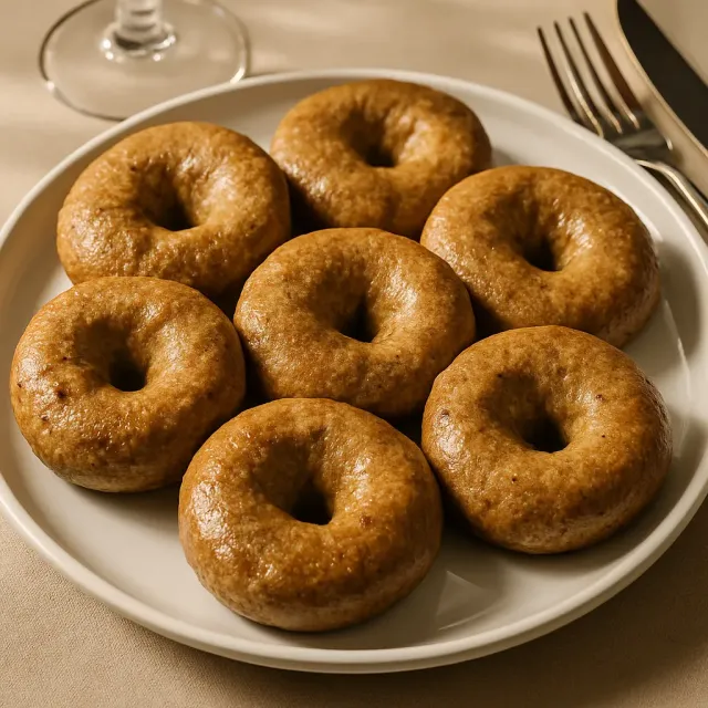 Bagel Passover yang Lembap