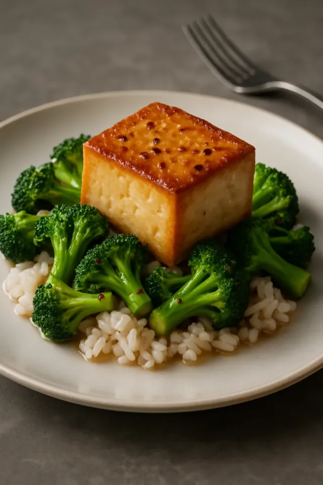 豆腐炒青花菜
