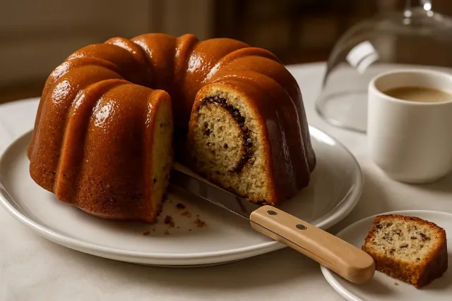 Yaban Mersinli Pound Cake
