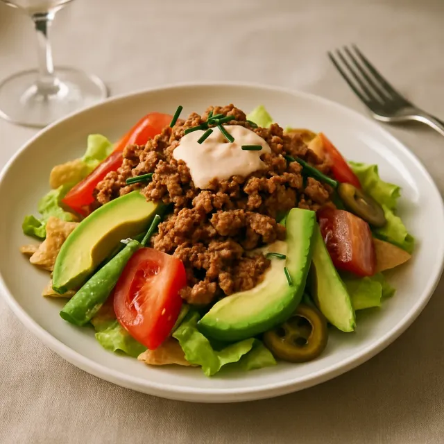 Salad Taco Gà Tây Nhanh
