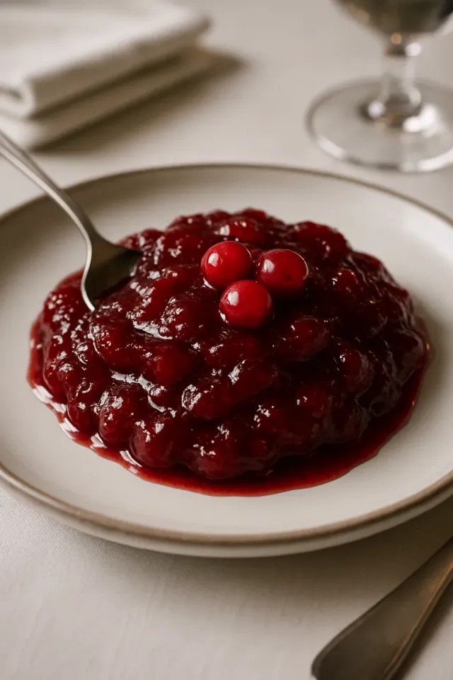 Molho de Cranberry com Cidra de Maçã