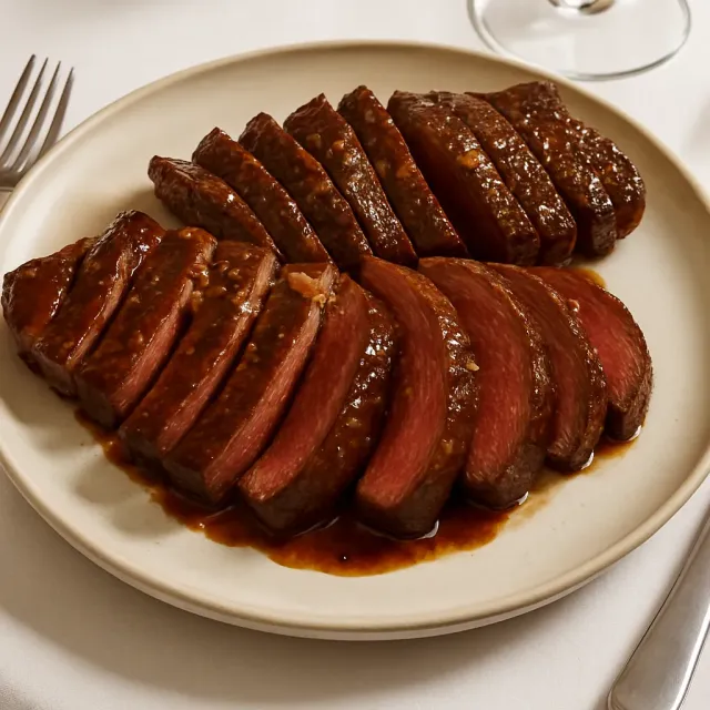 Wild Goose Breasts with Orange Glaze