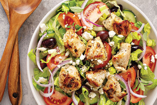 Greek Salad with Chicken