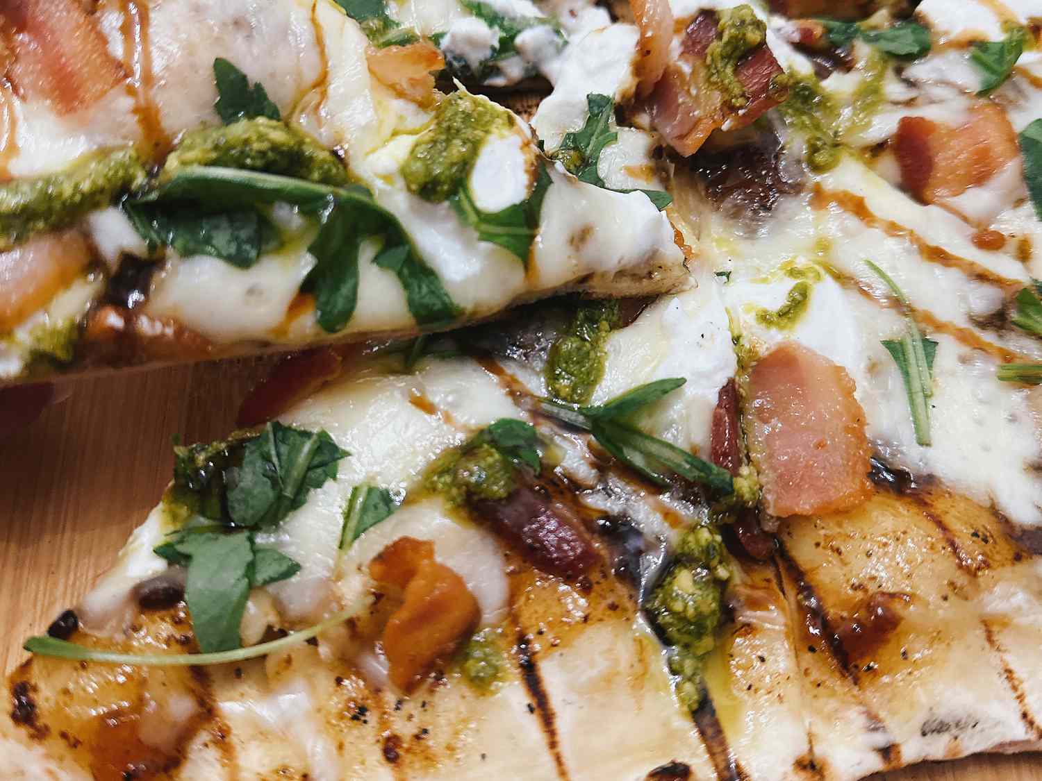Grilled Bacon Pizza