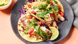 Grilled Fish Tacos with Chipotle-Lime Dressing