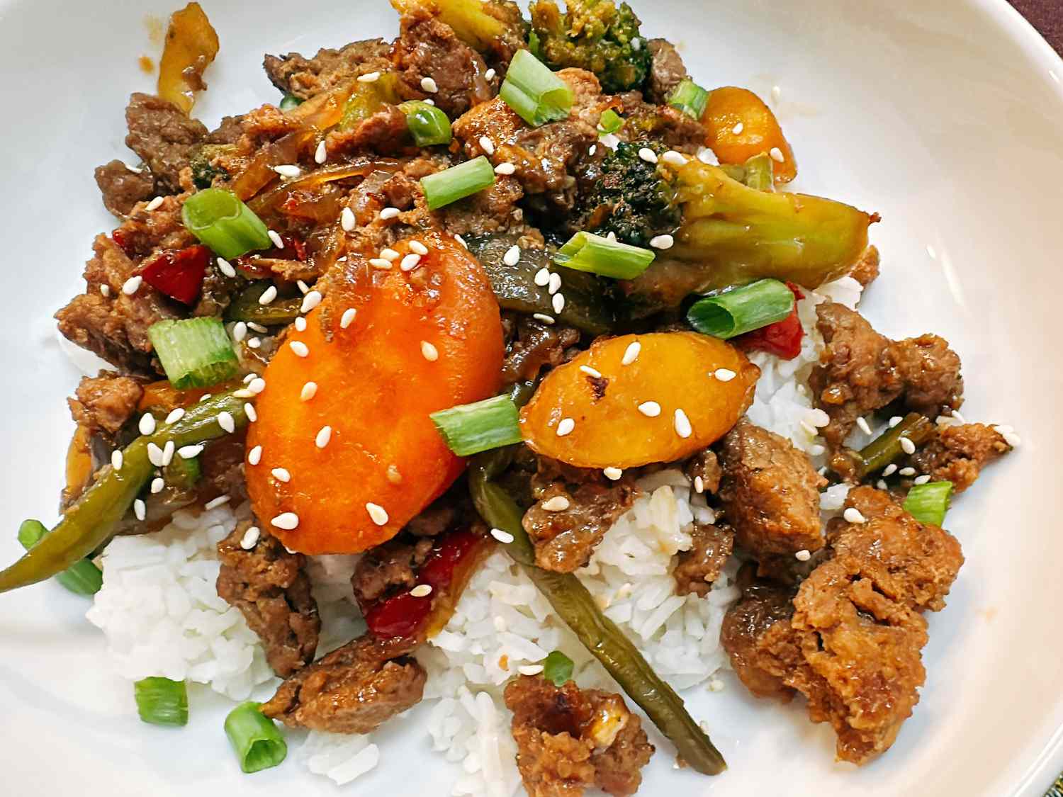 Ground Turkey Teriyaki Stir-Fry