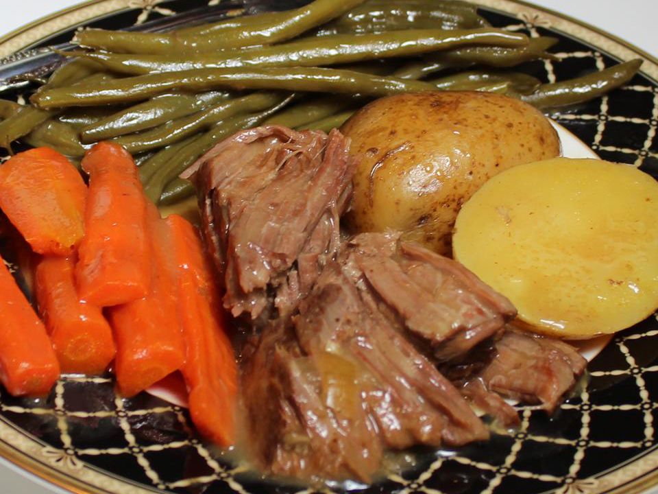 Healthier (but still awesome) Slow Cooker Pot Roast