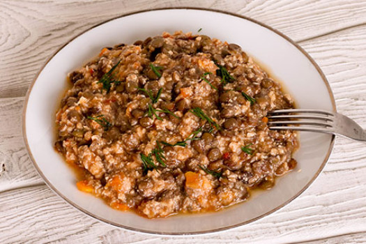 Honey Baked Lentils