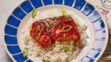 Honey-Garlic Slow Cooker Chicken Thighs