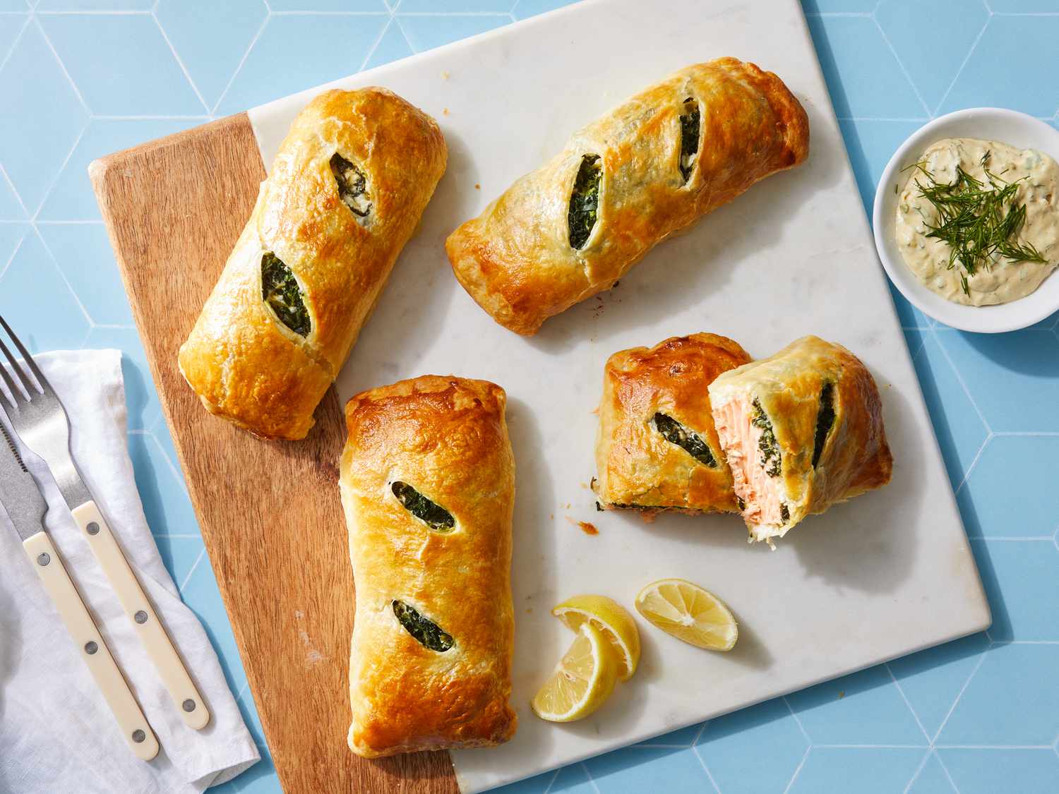 Individual Salmon Wellingtons