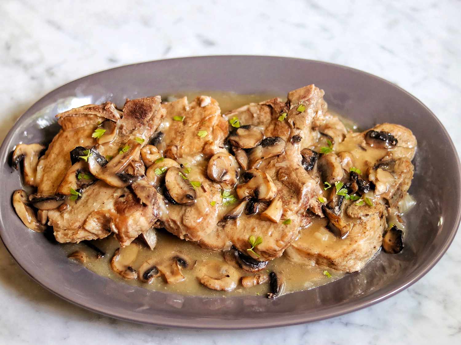 Instant Pot Creamy Pork Chops