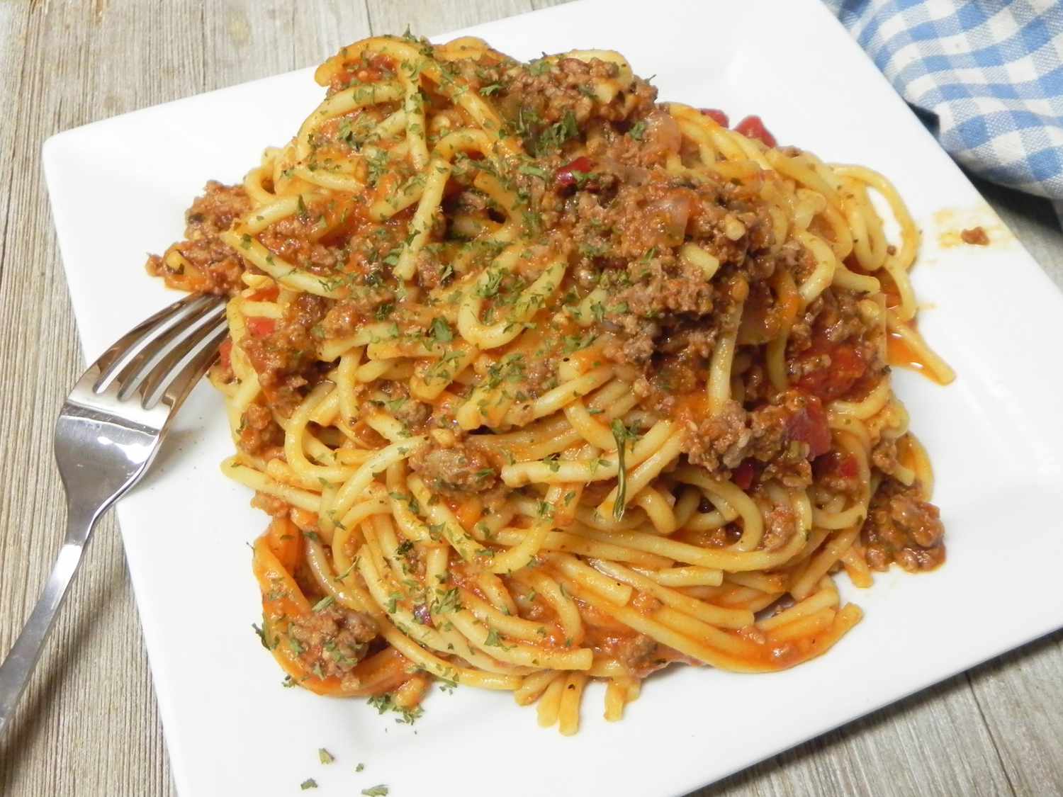 Instant Pot Pasta and Meat Sauce