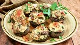Jalapeno Popper Mushrooms