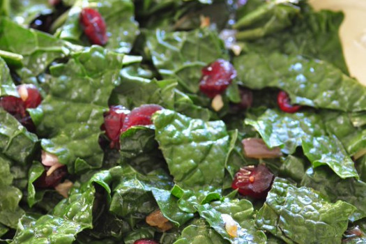 Kale and Cranberry Stir-Fry