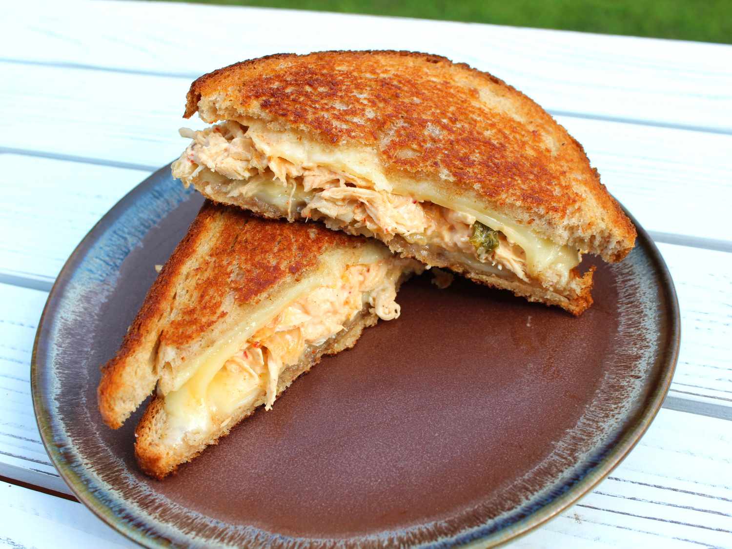 Kimchi Chicken Melt Sandwich