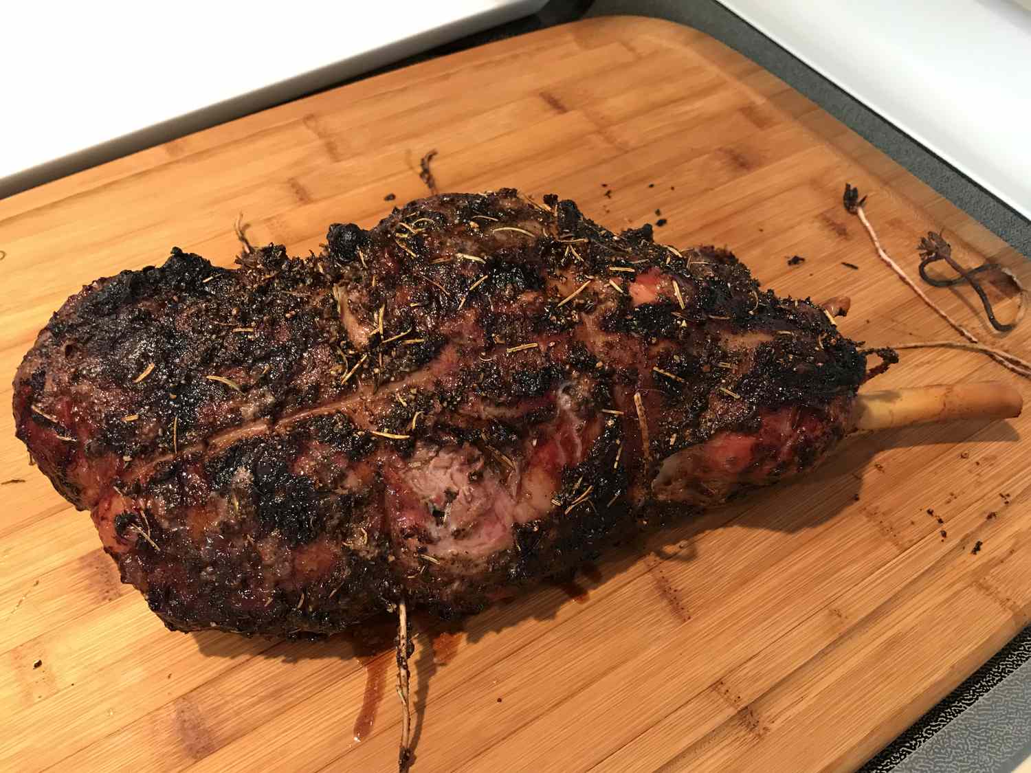 Grilled Lamb Shank