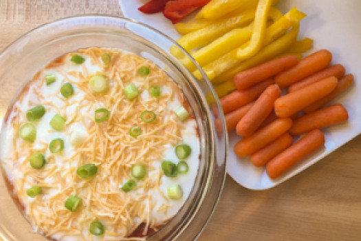 Layered Black Bean Dip