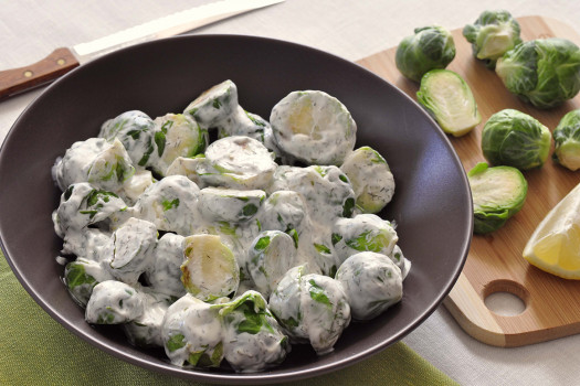 Lemon Dill Brussels Sprouts