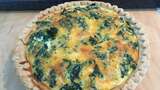 Light and Fluffy Spinach Quiche