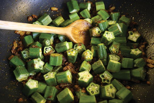 Lite Fried Okra