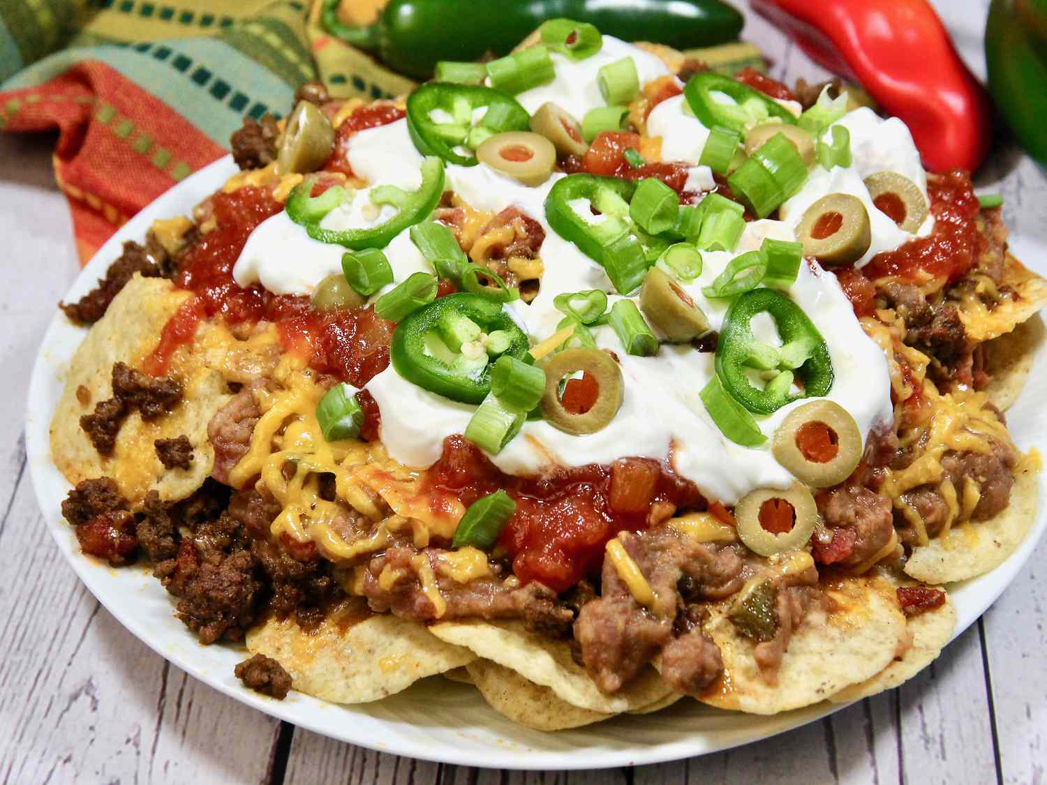 Loaded Beef Nachos