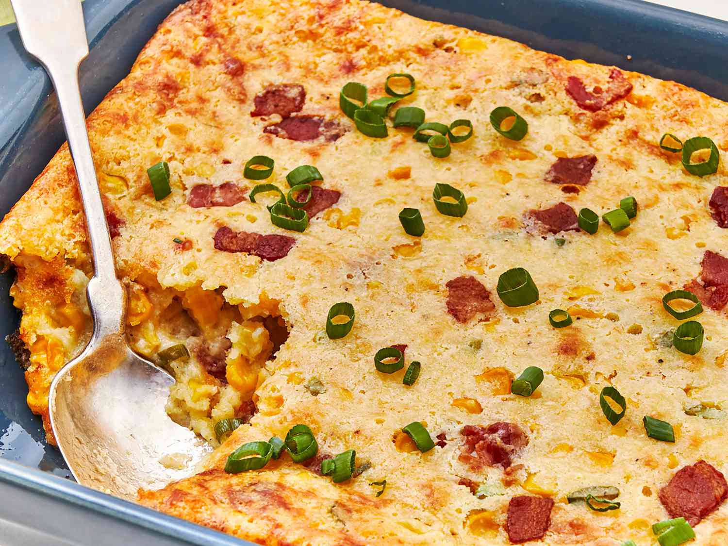 Loaded Corn Pudding