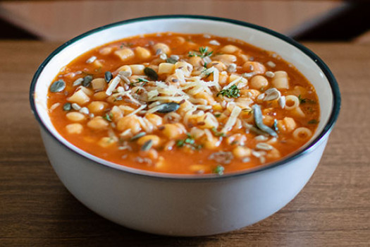Macaroni Chick-Pea Soup