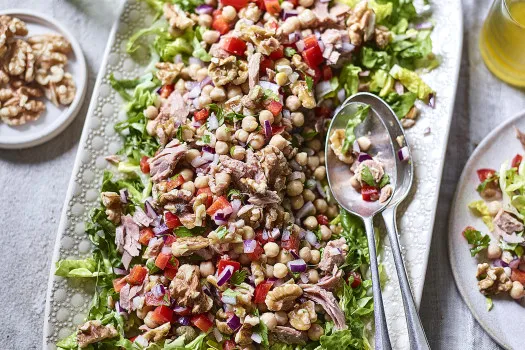 Mediterranean Tuna Antipasti Salad