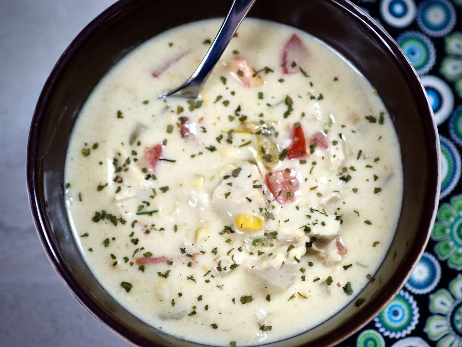 Mexican Chicken Corn Chowder