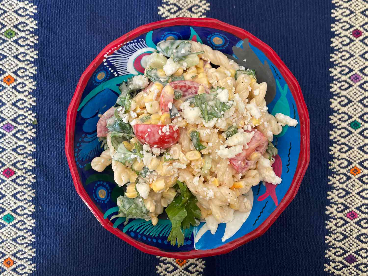 Mexican Street Corn Pasta Salad