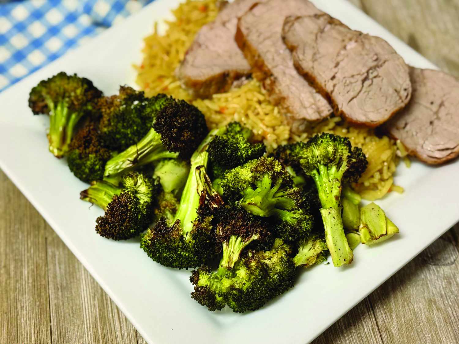 Miso Roasted Broccoli